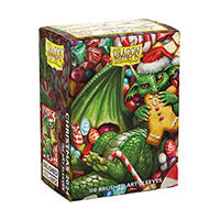 Dragon Shield - Brushed Art Standard Size Sleeves 100pk - Christmas 2024