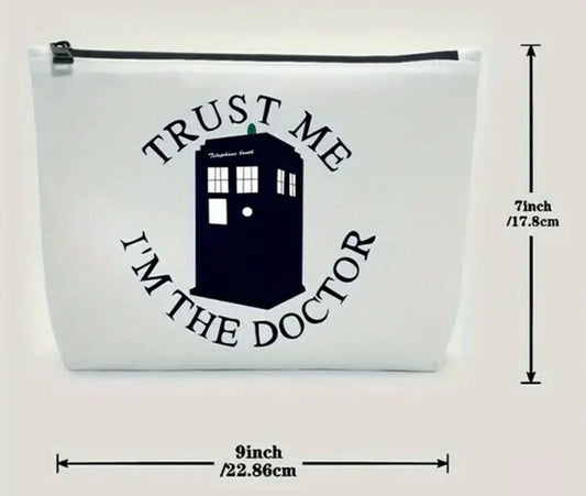 "Trust me, i'm the Doctor" Dice Bag/Pencil case